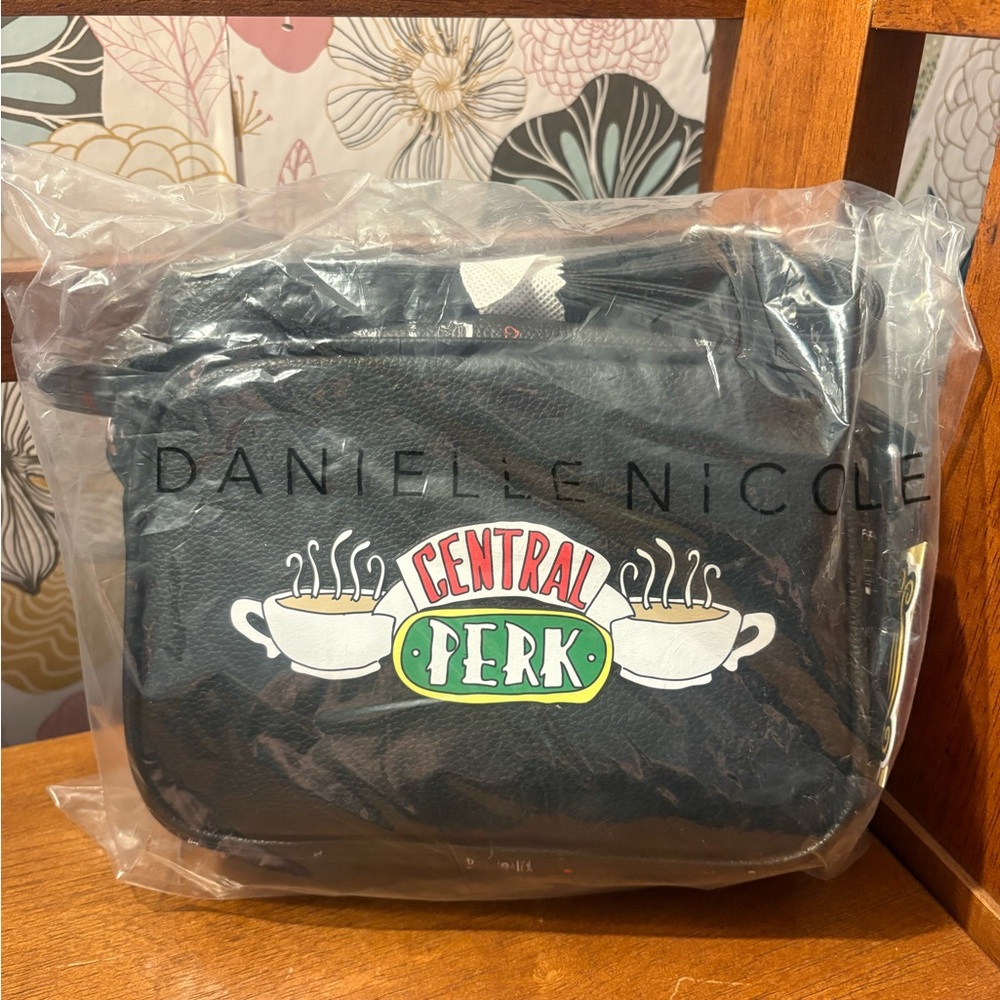 Danielle Nicole Black Central Perk crossbody Bag. NWT